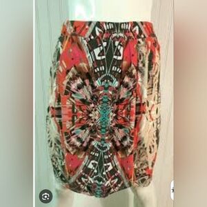 Anthropologie MAEVE Ligeia Boho Faux Wrap Skirt Sz M